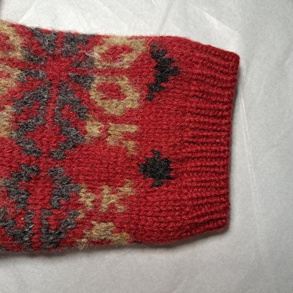 Vintage GAM women cardigan SKI Sz M WOOL TRULY STUNNING GORPCORE SKI NOVELTY - Picture 7 of 10